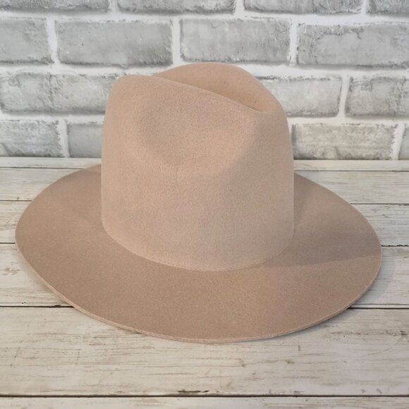 Gigi Pip Australian Wool Fedora Hat Womens 57 S/M Classic Quiet Luxury Confident - Picture 3 of 9